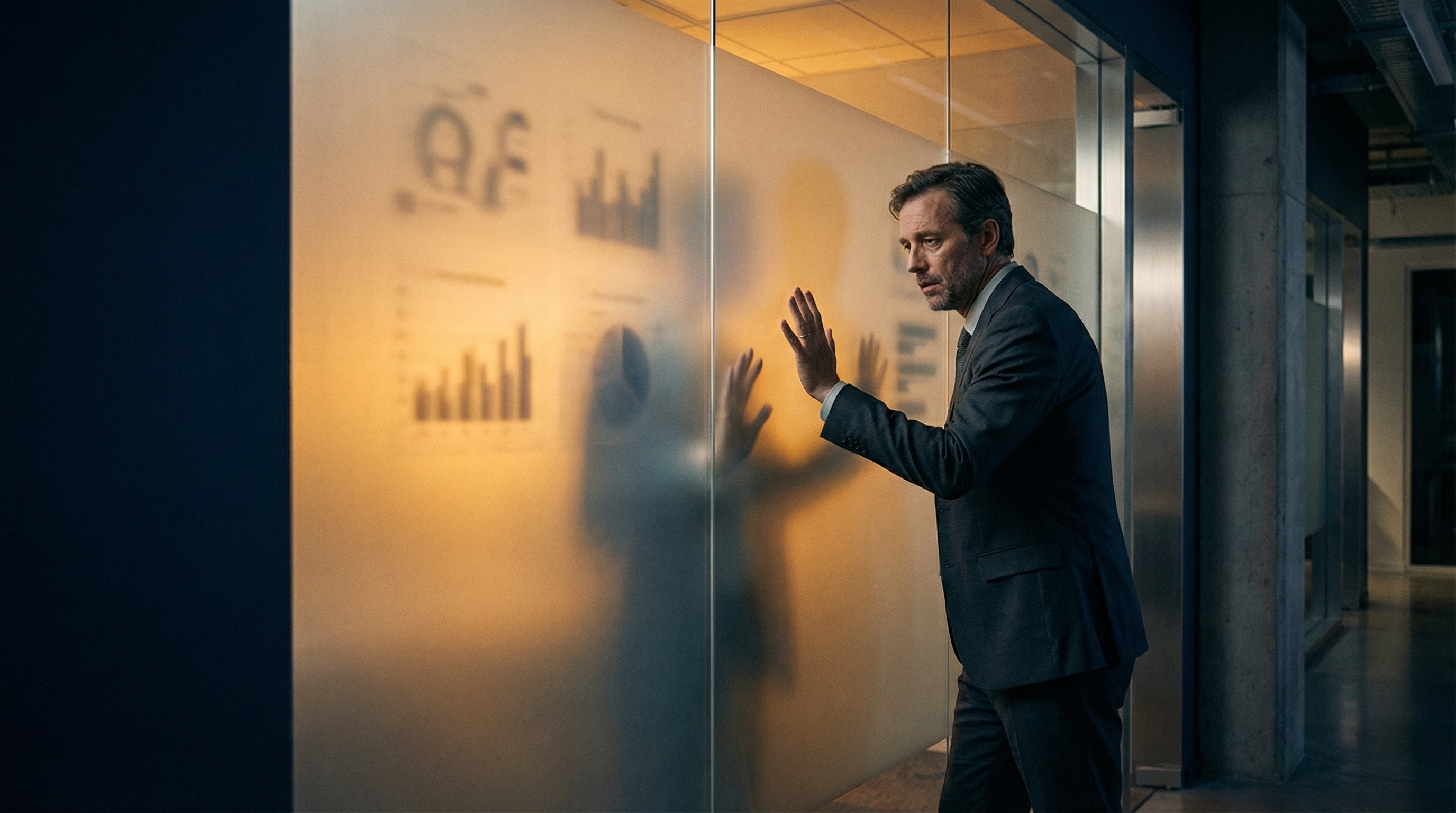 Ungläubiger Immobilienmakler